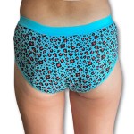 Boybrief Style Mid-rise Leopard Print Period Pants - Organic Cotton