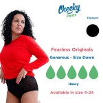 Feeling Fearless - High-waist Period Pants - Heavy Flow