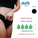 Sporty - Low-Rise Period Undies - Heavy Flow