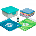 MICROFIBRE Hands & Faces Kit - Reusable Cloth Wipes for Baby