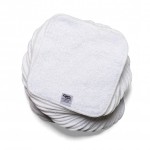 Organic Cotton Reusable Wipes - WHITE