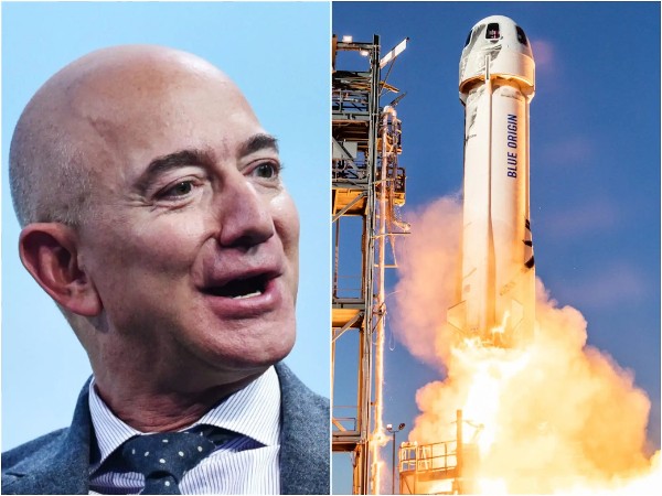 Jeff Bezos into space - rocket penis