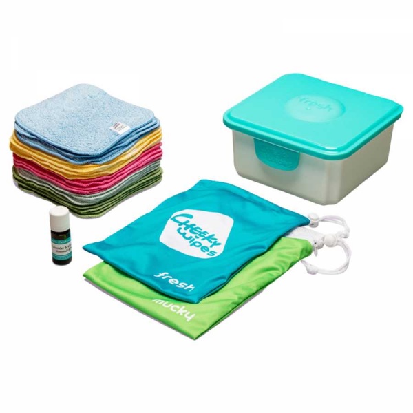 Reusable Hands & Faces Kit - PREMIUM Baby Wipes