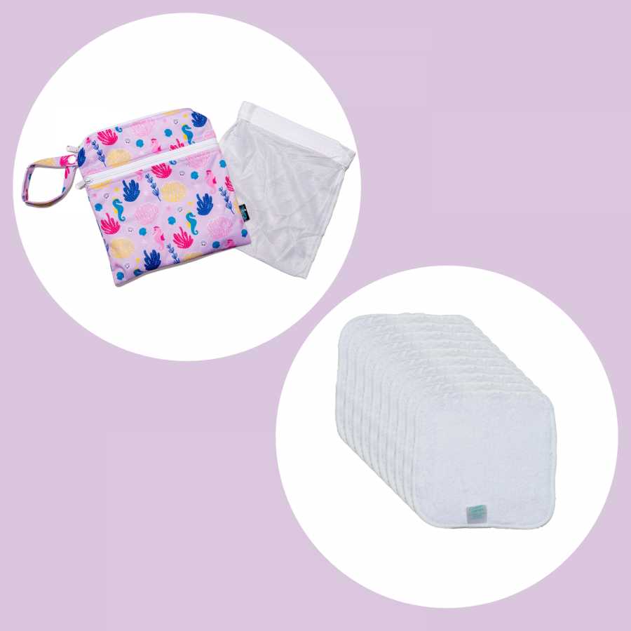 Travel Baby Wipes & Wetbag - Luxury Out & About Bundle
