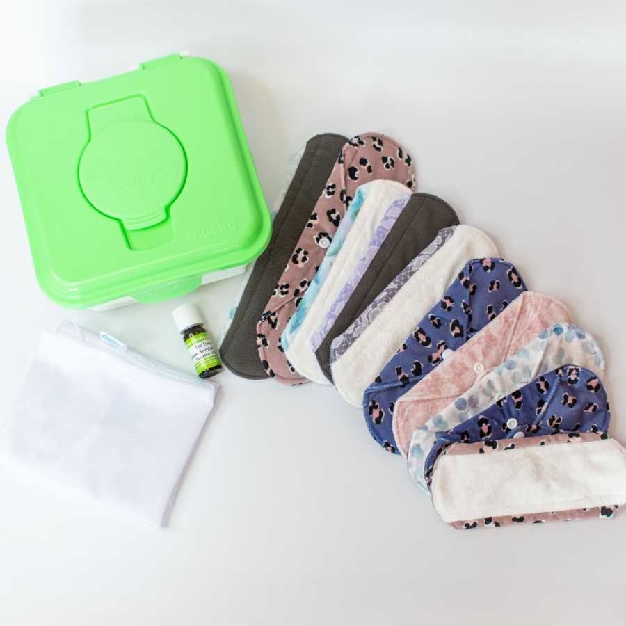 Reusable Sanitary Pads Kit, Washable