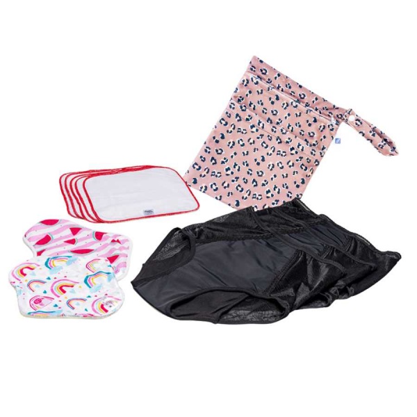 KISS Period Pants Kit - High-Waist Period Undies - Comfy